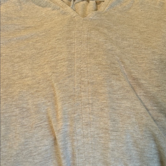 J. Jill Tan Blouse with Floral Embroidery on sleeves - Picture 9 of 10